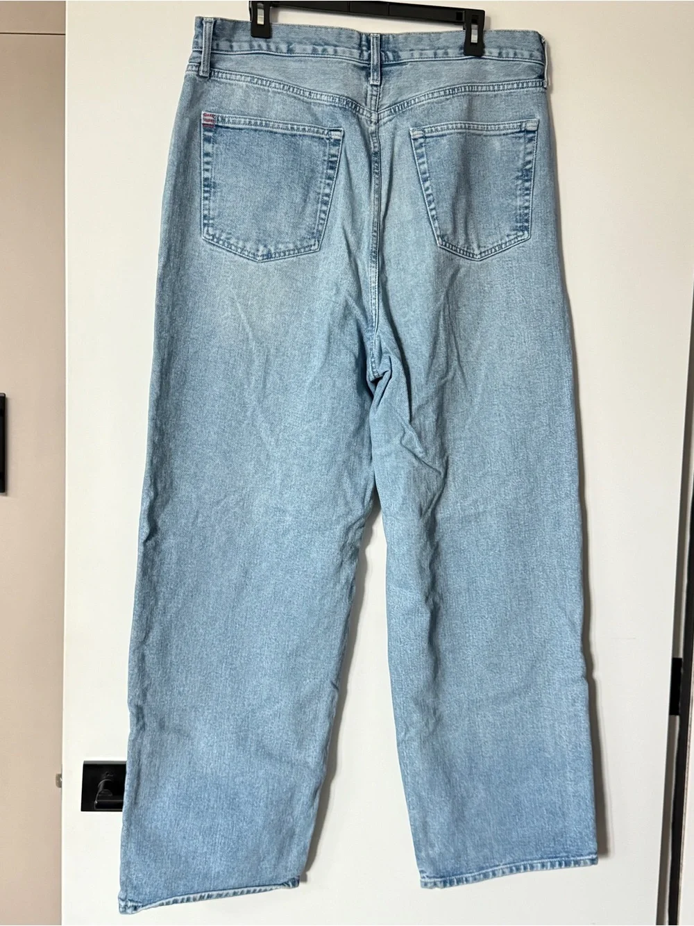 BDG Urban Outfitters High Rise Baggy Light Wash Straight Jeans